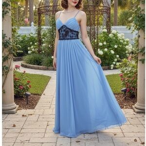 Pearl by Georgina Chapman for Marchesa Gown Flowing A-line Goddess style.size 2